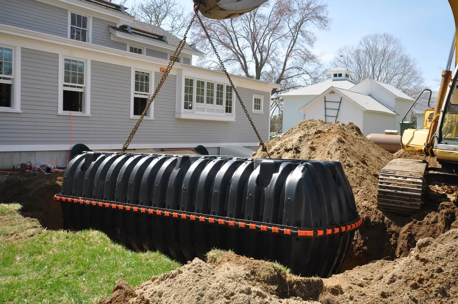 Septic tank placement and location