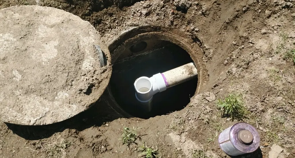 Professional septic filter installation