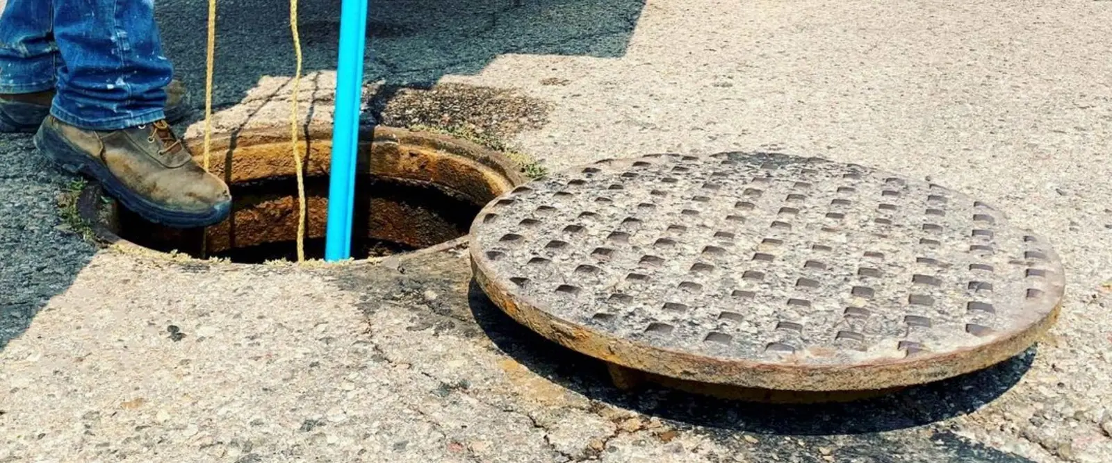 Professional septic line jetting equipment