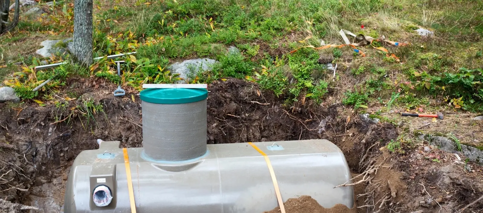 Professional septic riser installation